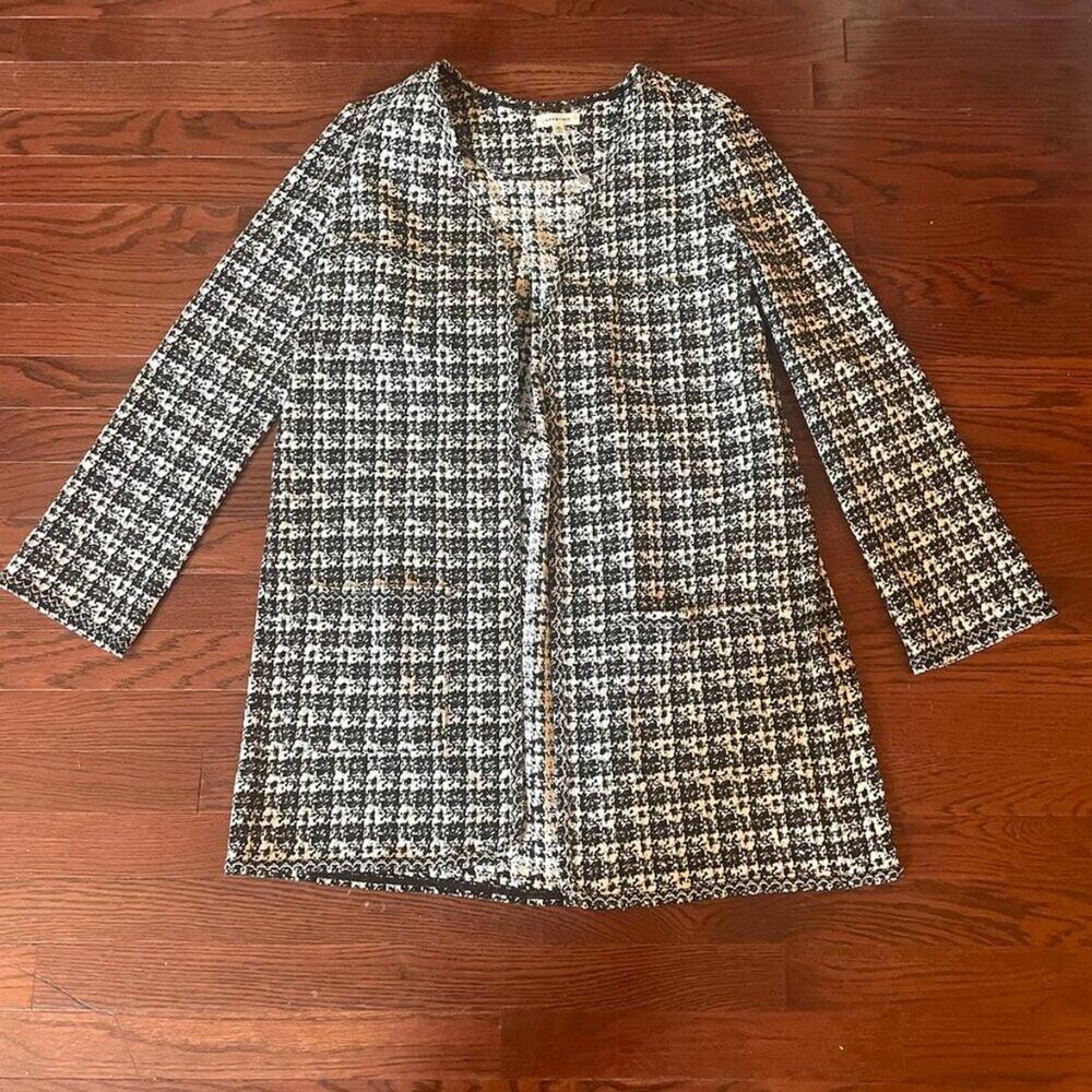 Max Studio Open Front Jacket- Medium - Picture 5 of 5